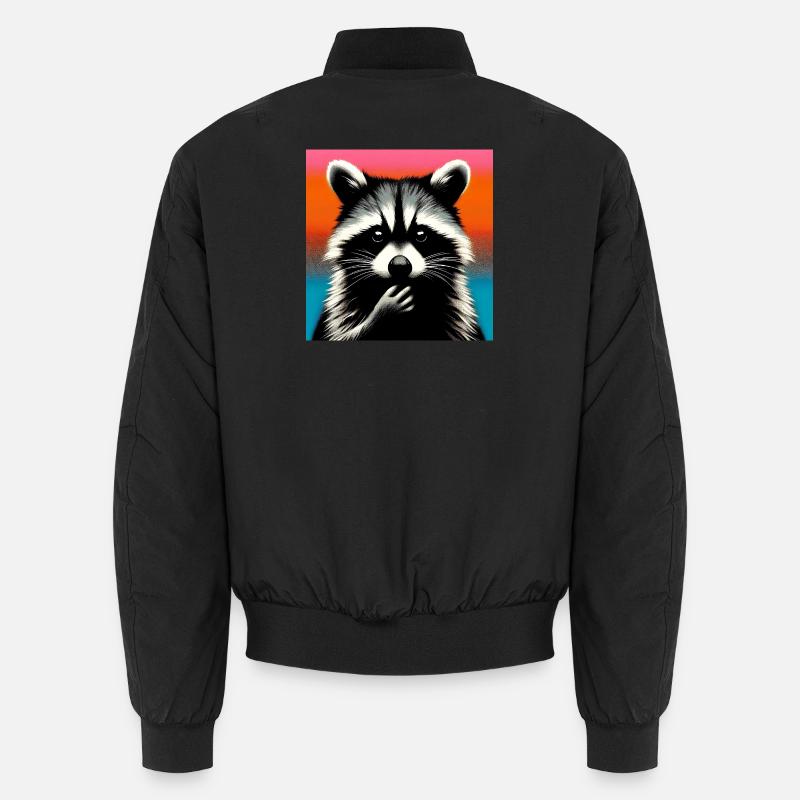 Waschbär Unisex Bomberjacke