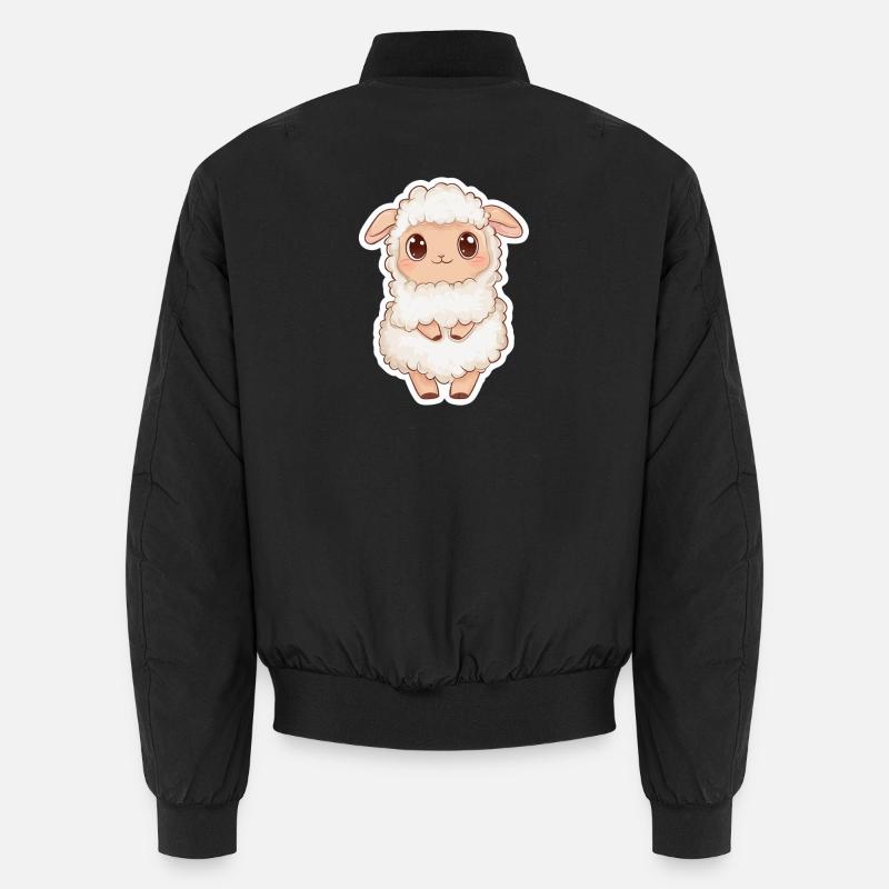 Sheep - Unisex Bomber Jacket - black