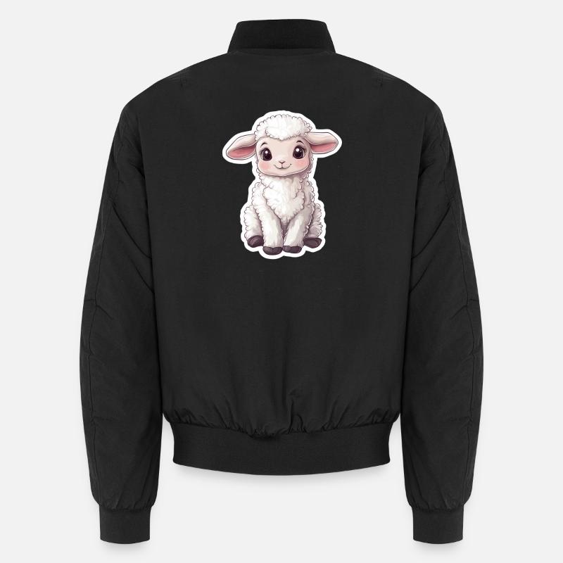Sheep - Unisex Bomber Jacket - black