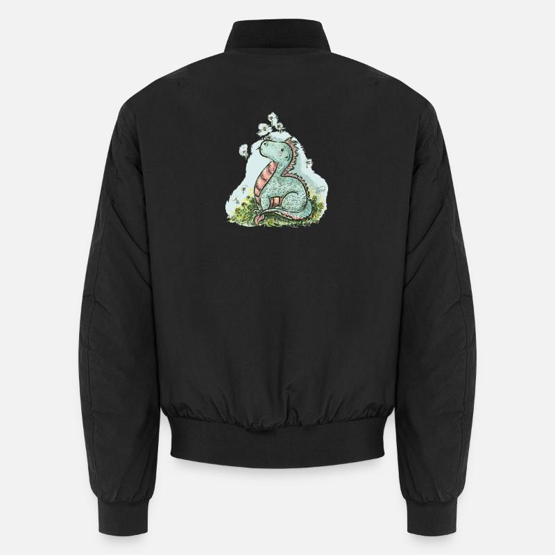 Little Dragon Manuel - Unisex Bomber Jacket - black