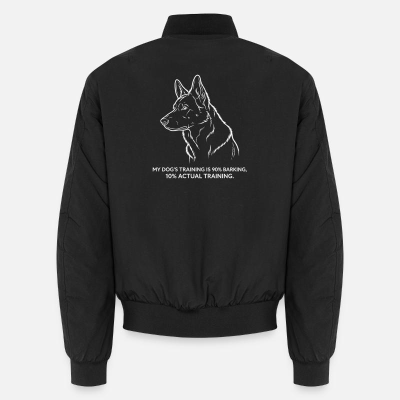 Barking instead of obeying Unisex Bomber Jacket