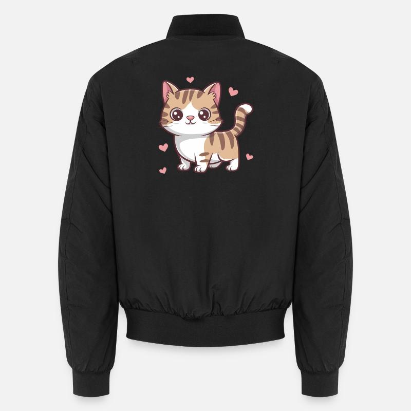 Cute Cat Lover Unisex Bomber Jacket