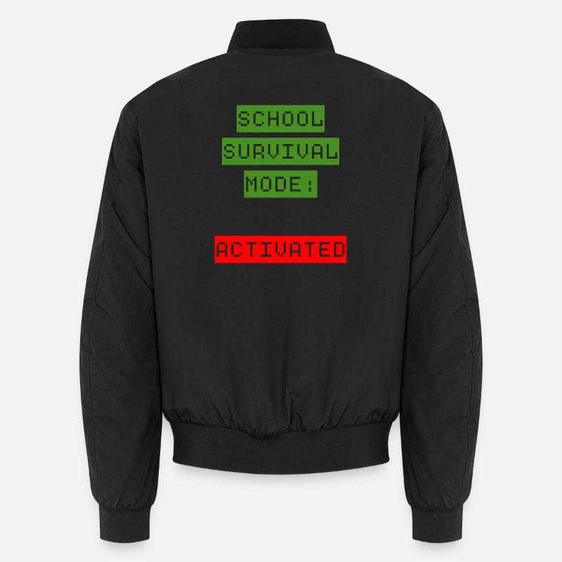 Überlebensmodus in der Schule: Aktiviert Unisex Bomberjacke