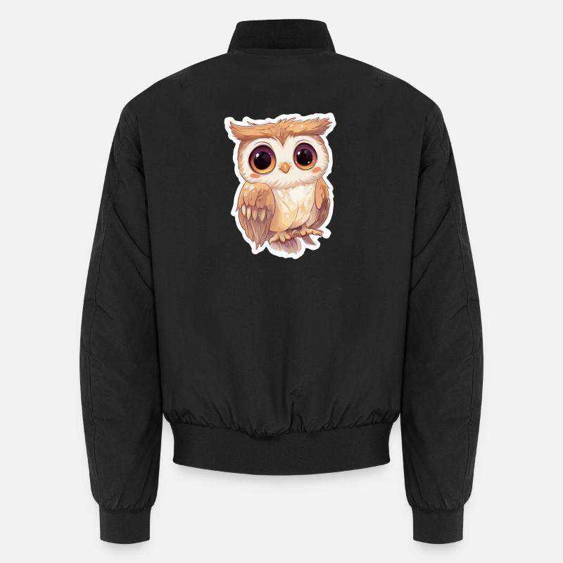 Eule Unisex Bomberjacke