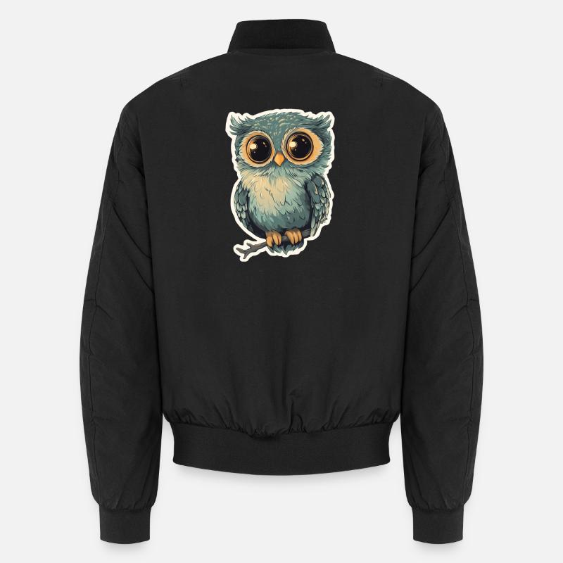 Eule Unisex Bomberjacke
