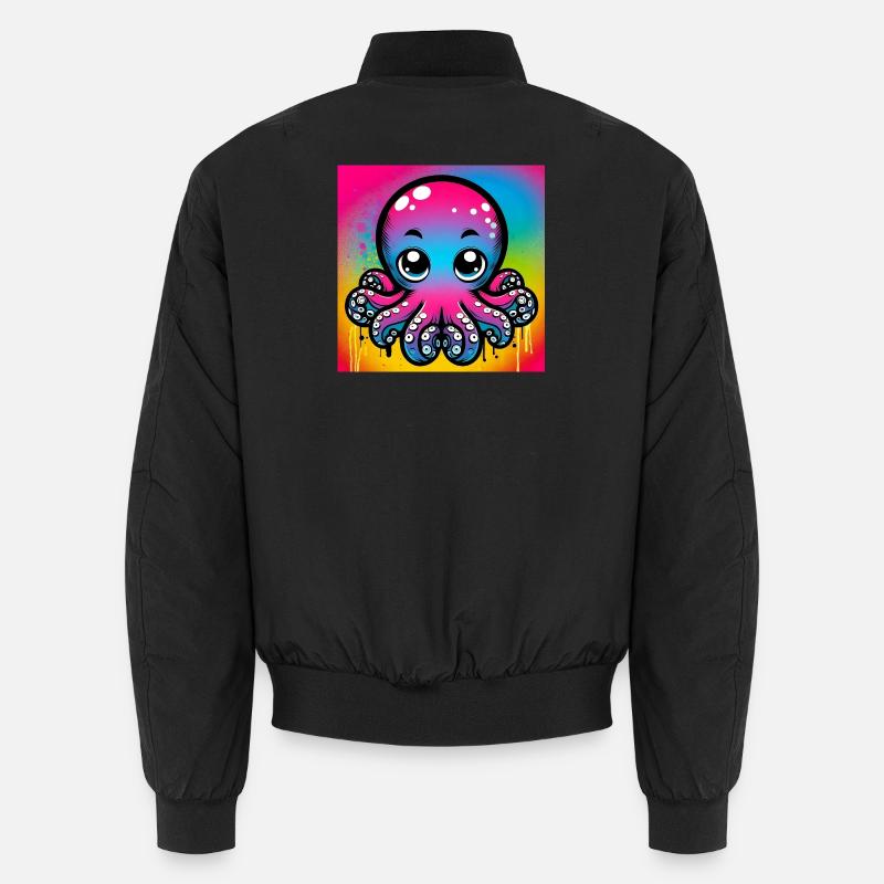 Pieuvre Bomber unisexe