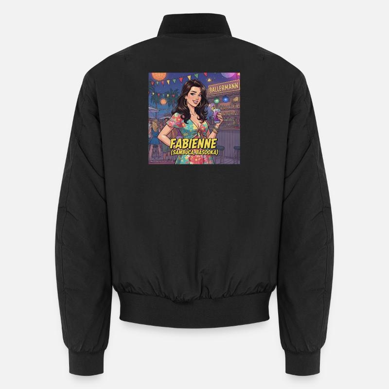 Fabienne (Sambuca, Bazooka) - Unisex Bomber Jacket - black