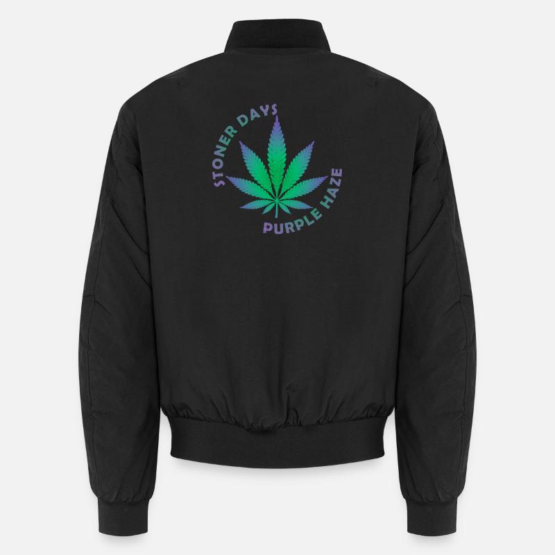 Illustration de feuille de cannabis Stoner Days Bomber unisexe