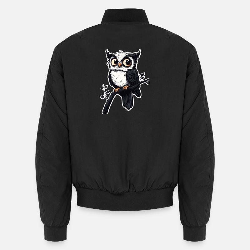 Eule Unisex Bomberjacke