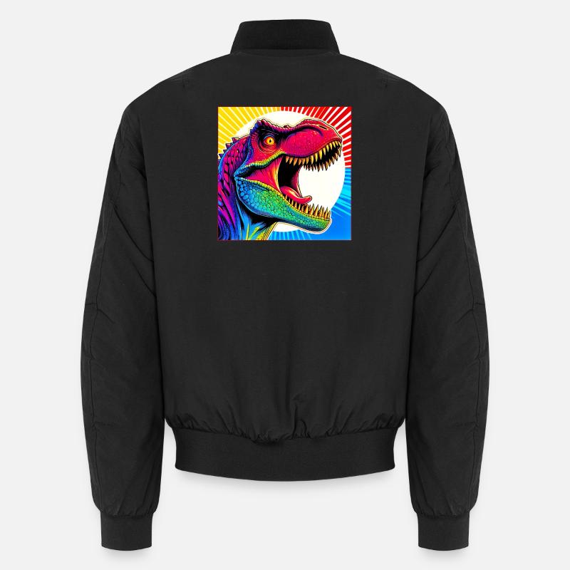 dinosaure - Bomber unisexe - noir