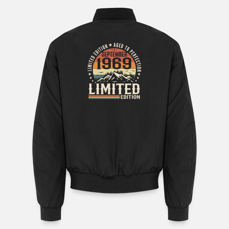 September 1969, September 1969 Geburtstagsgeschenk Unisex Bomberjacke