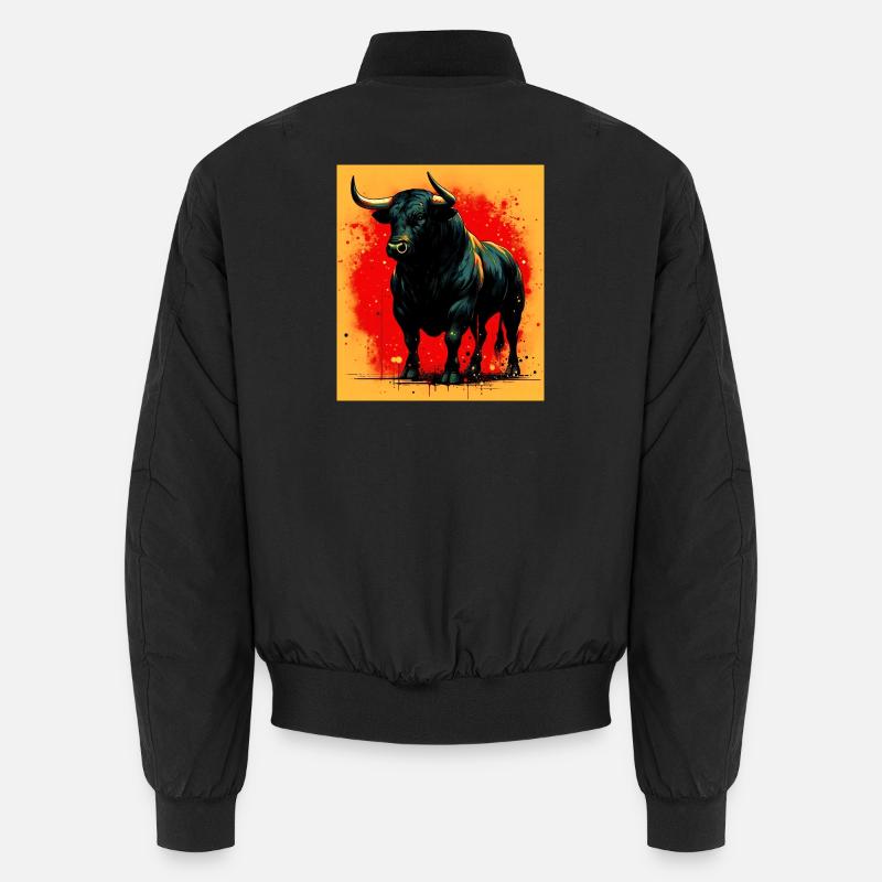 taureau - Bomber unisexe - noir
