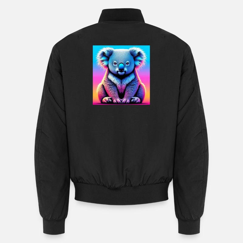 Koala - Unisex Bomberjacke - Schwarz