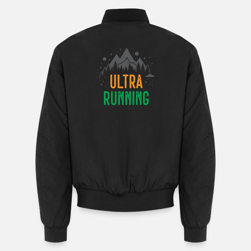 Ultra Running - Unisex Bomber Jacket - black