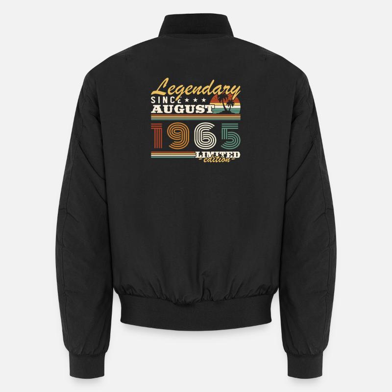 August 1965 Vintage Geburtstagsgeschenk Unisex Bomberjacke