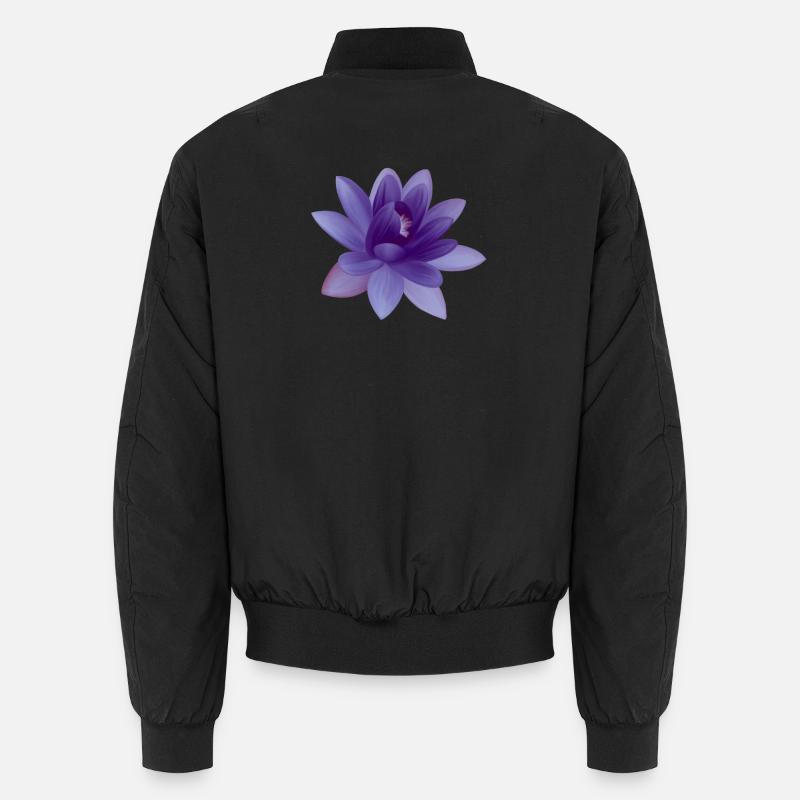 Illustration de fleur Bomber unisexe