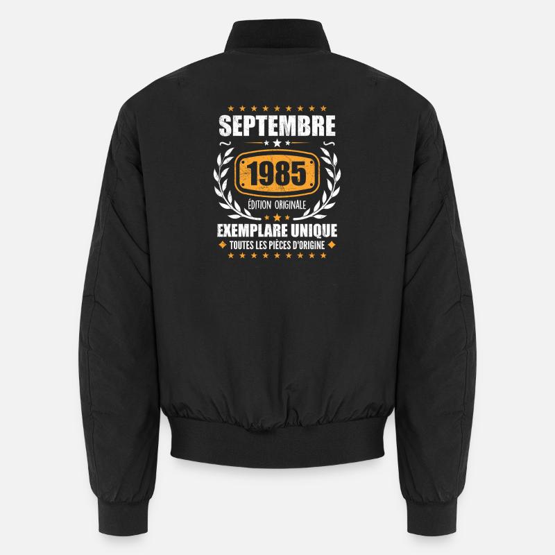 September 1985 Unique copy - September 1985 Unisex Bomber Jacket