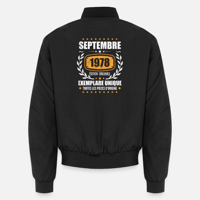 September 1978 Unique copy - September 1978 Unisex Bomber Jacket