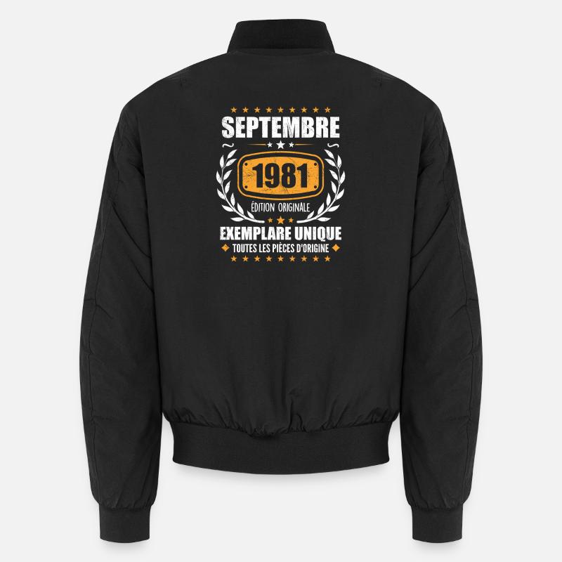 Septembre 1981 Exemplaire Unique - Septembre 1981 Bomber unisexe