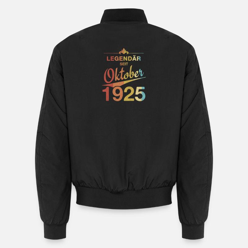 100. Geburtstag Legendär seit Oktober 1925 Unisex Bomberjacke