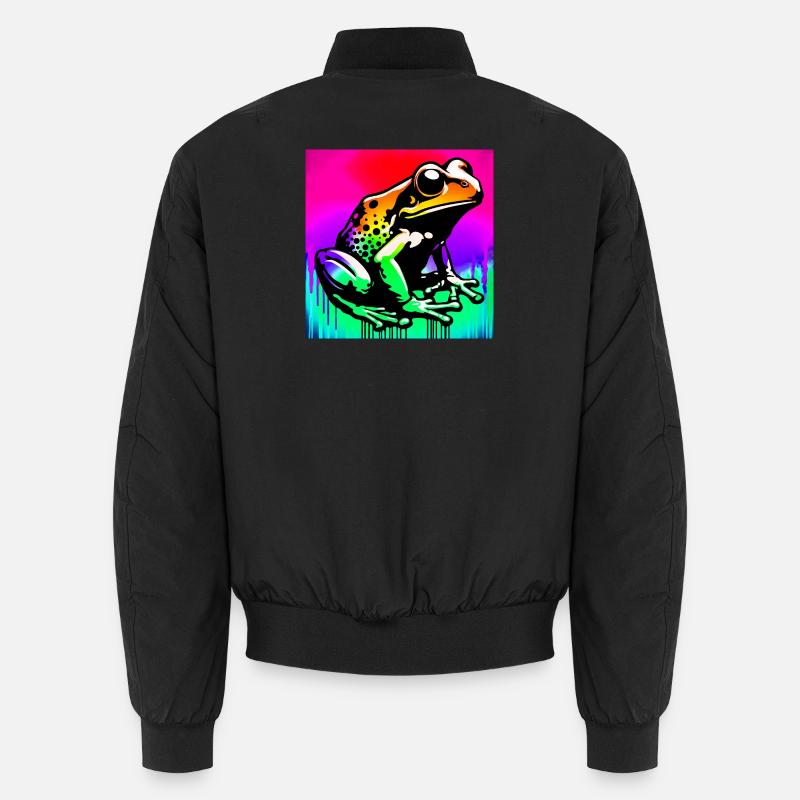 Frosch - Unisex Bomberjacke - Schwarz
