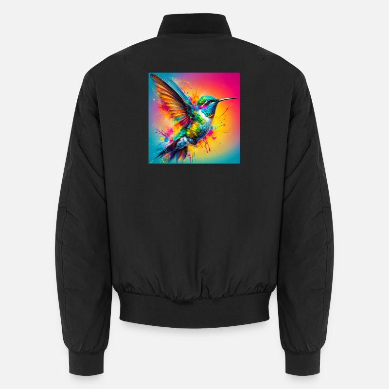 colibri - Bomber unisexe - noir