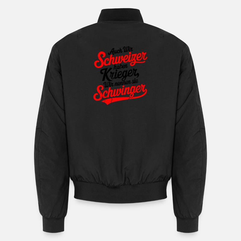 Krieger Schwinger - Unisex Bomberjacke - Schwarz