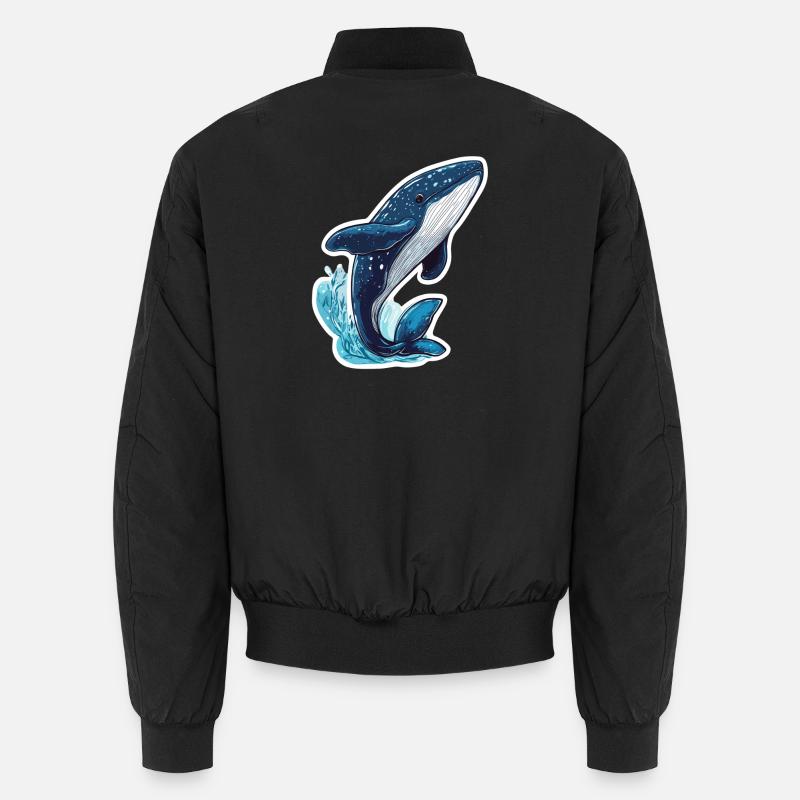 baleine Bomber unisexe