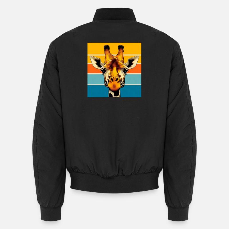 girafe - Bomber unisexe - noir