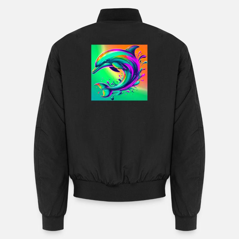 Delfin Unisex Bomberjacke
