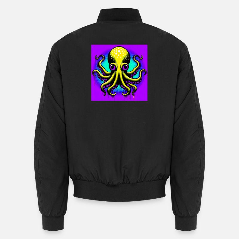 Pieuvre Bomber unisexe