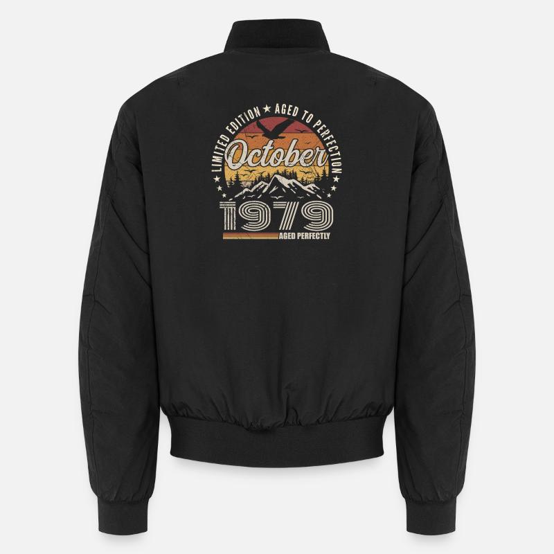 October 1979 Birthday Gift - October 1979 Unisex Bomber Jacket