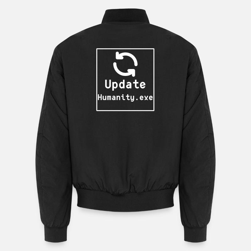 update humanity - Bomber unisexe - noir