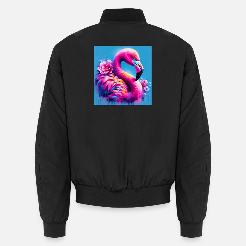 Flamant - Bomber unisexe - noir