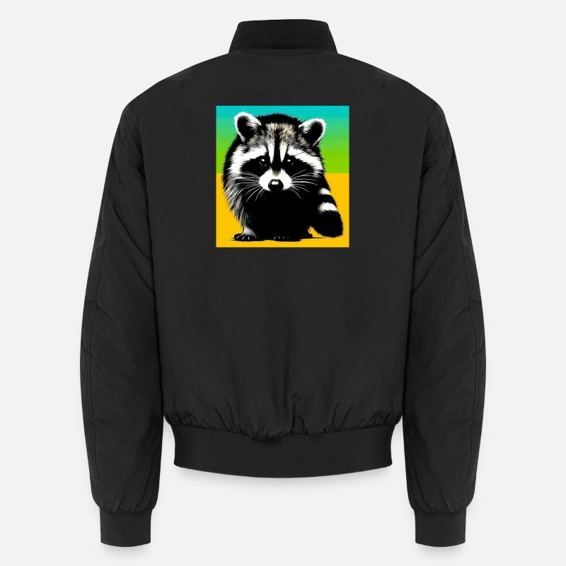Waschbär Unisex Bomberjacke