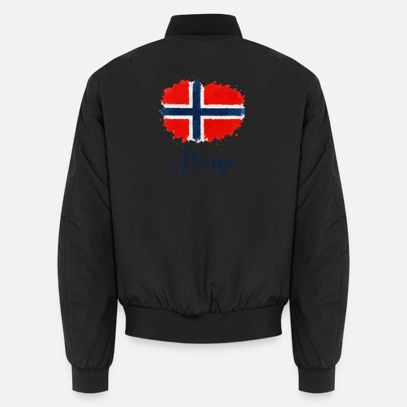 norway-norge-flag Unisex Bomber Jacket