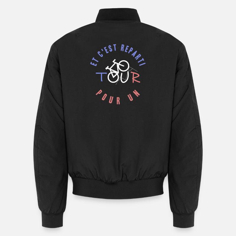 And here we go again for a ride - Vélo Fan Passion Unisex Bomber Jacket