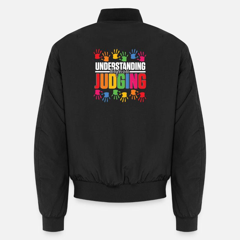Autisme Autisme Comprendre avant de juger Bomber unisexe