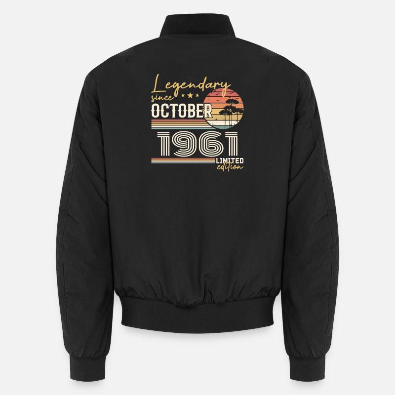 October 1961 Gift - Awesome Since October 1961 Unisex Bomber Jacket