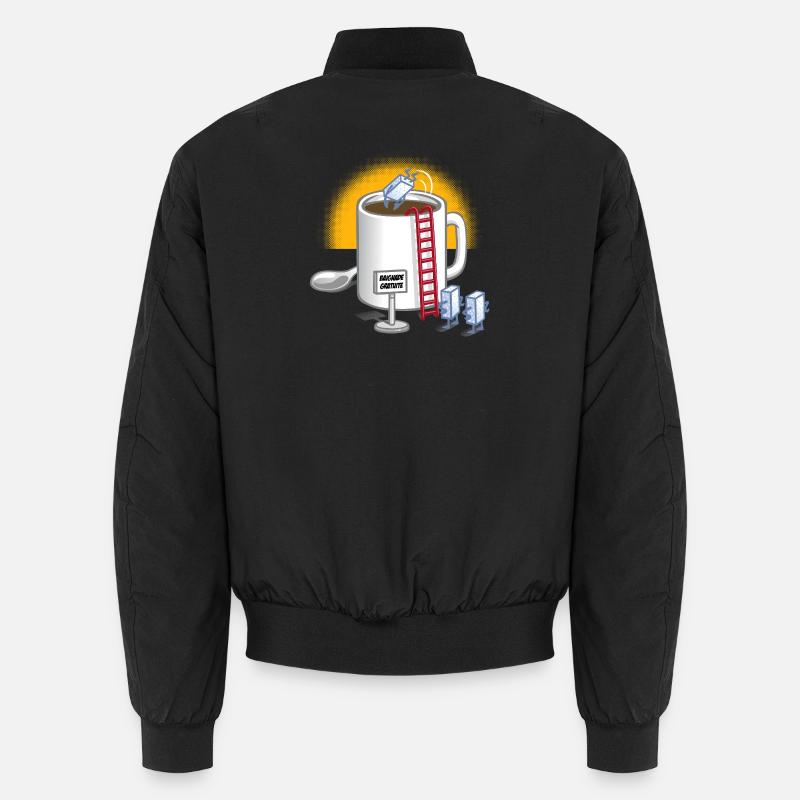 Coffee and sugar Unisex Bomber Jacket