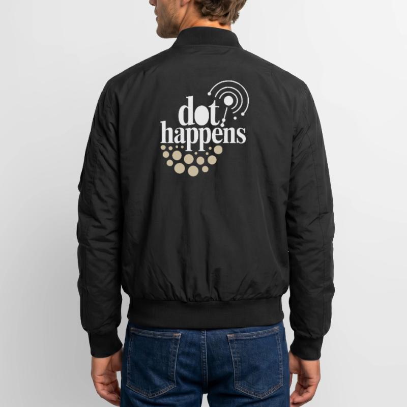 Dot Happens Morse Code Fun Bomber unisexe