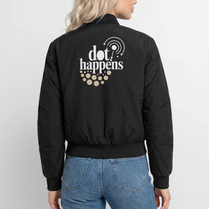 Dot Happens Morse Code Fun Bomber unisexe
