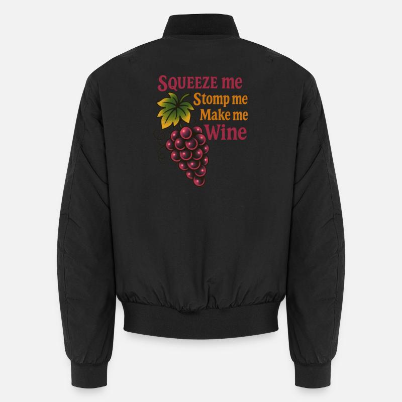Winzer-Humor - Unisex Bomberjacke - Schwarz