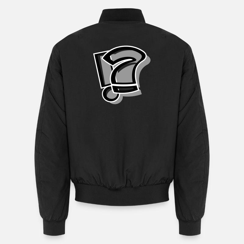 !? Ausrufe-Fragezeichen Unisex Bomberjacke
