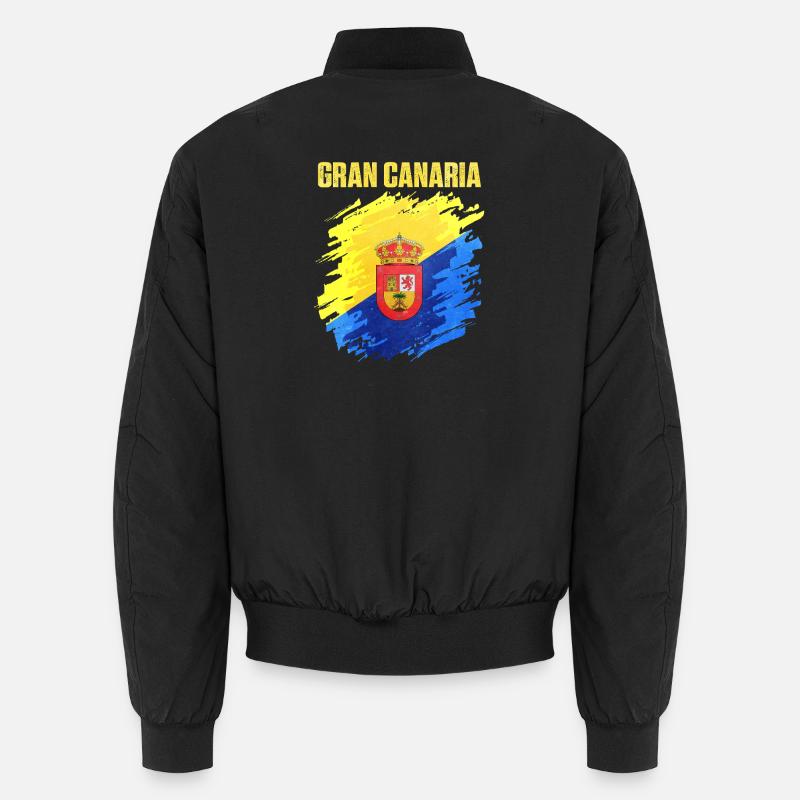 Powerful Gran Canaria club crest - Unisex Bomber Jacket - black