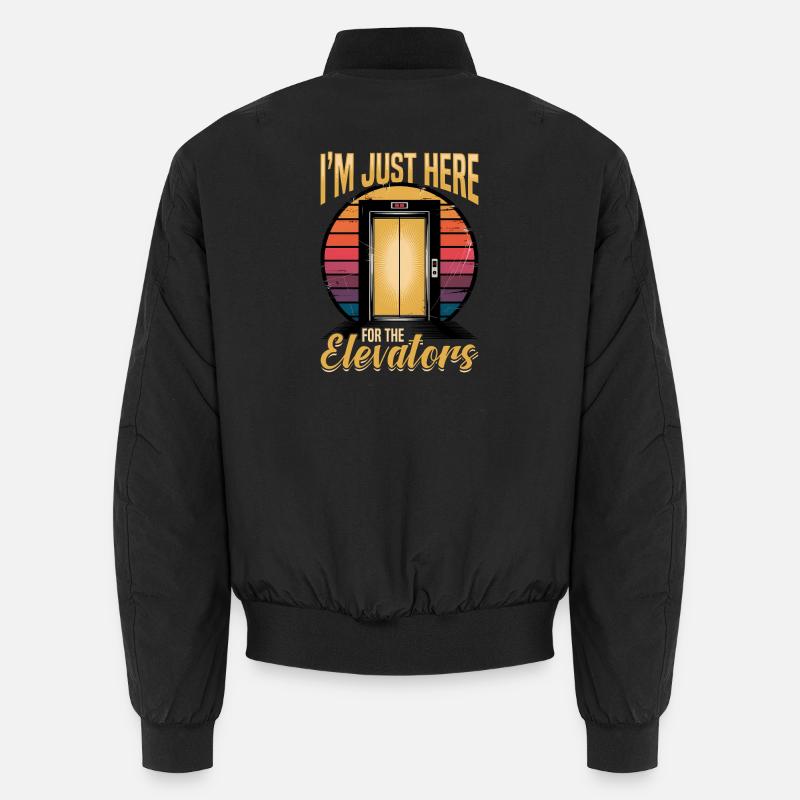 Elevator toddler & kids - Unisex Bomber Jacket - black