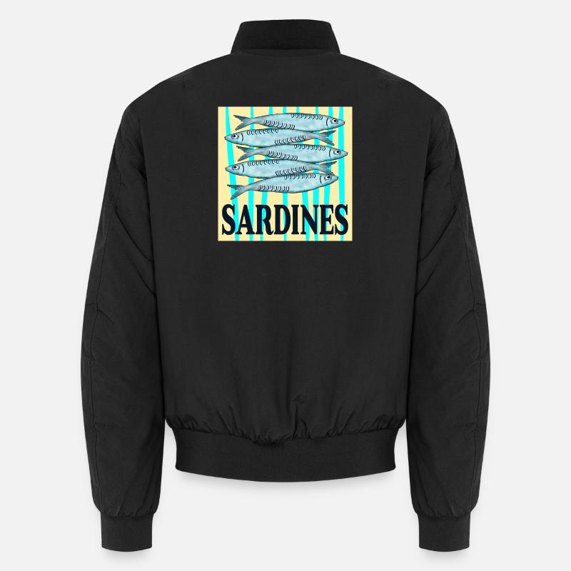 SARDINES POISSON EN CONSERVE Bomber unisexe