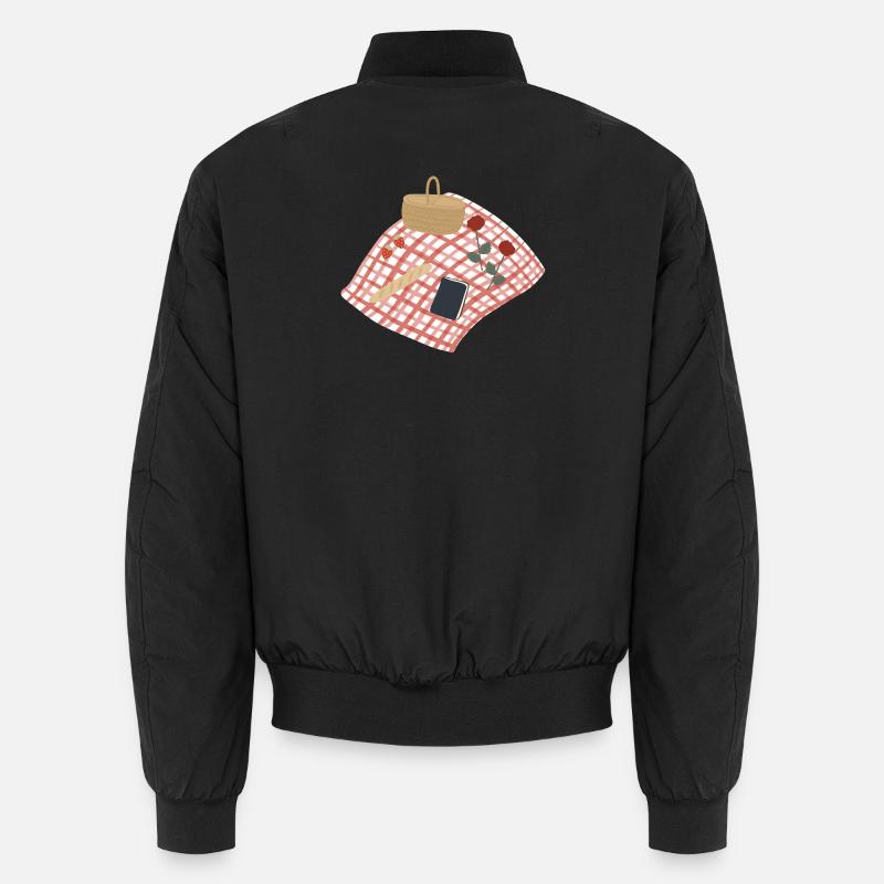 Illustration de scène de pique-rustique Bomber unisexe