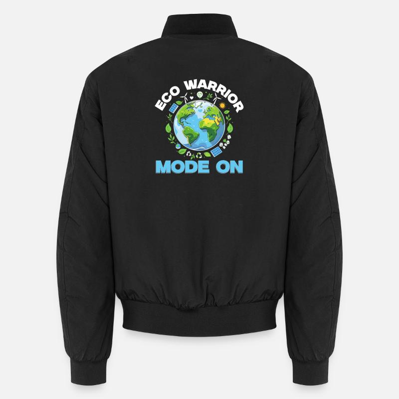 Éco-guerrier écologiste Mode activé - Bomber unisexe - noir