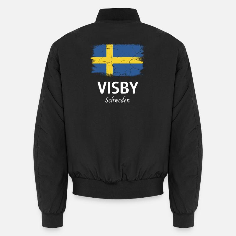 Visby - Unisex Bomberjacke - Schwarz